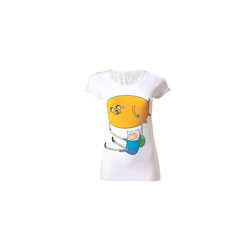 T-shirt BioWorld - Adventure Time - Big Jake et Finn - M Femme 