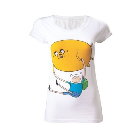 T-shirt BioWorld - Adventure Time - Big Jake et Finn - M Femme 