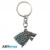 Porte-clefs 3D Métal - Stark - Game Of Thrones