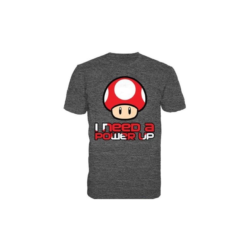 T-shirt Bioworld - Nintendo - I Need Power - XL Homme 