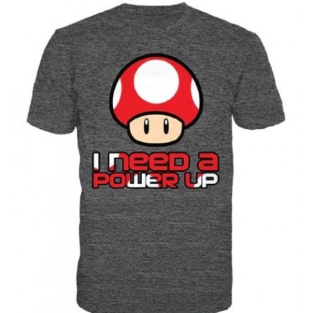 T-shirt Bioworld - Nintendo - I Need Power - XL Homme 