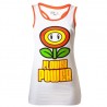 T-shirt Débardeur Bioworld - Nintendo - Flower Power - S Femme 