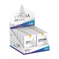 Protèges Cartes 100 pièces - Katana - Standard - Jaune