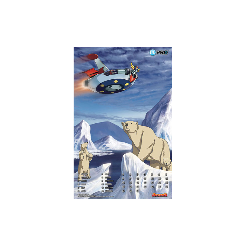 Goldorak - Calendrier métalique - Protect your Planet n°3 "Il protège les ours polaires"