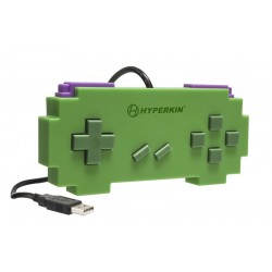 Manette Super Nintendo USB - Pixel Art (Verte)