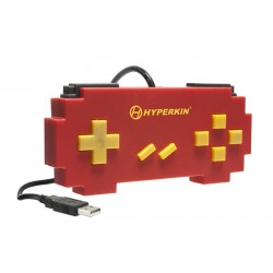 Manette Super Nintendo USB - Pixel Art (Rouge)