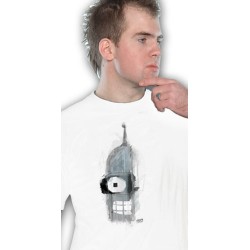 T-shirt Neko - Rodriguez Paint - Futurama - XL Homme 