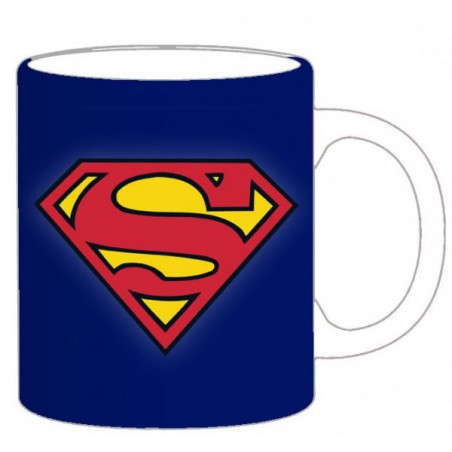 Mug - Superman - Logo fond Bleu