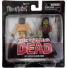 The Walking Dead - Minimates - Dexter et Dreadlock Zombie