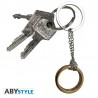 Porte-Clefs 3D Métal - L'Anneau Unique - Seigneur des Anneaux 