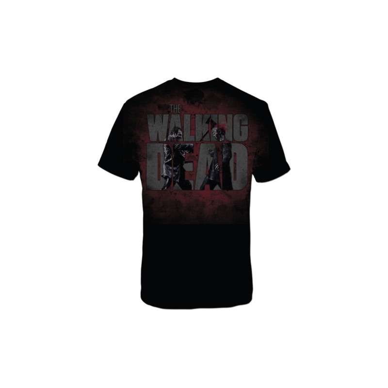 T-shirt - Walking Dead - Axed Zombie - L Homme 