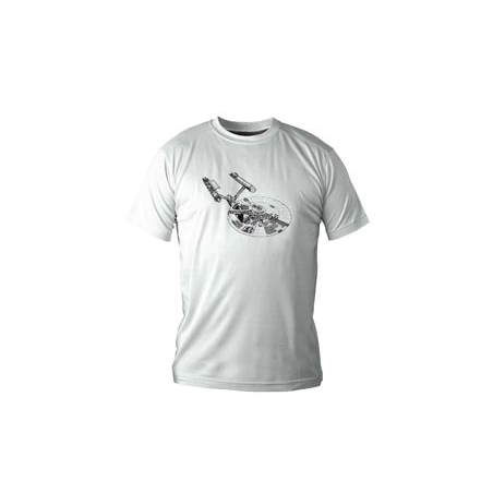 T-shirt SD Toys - Star Trek - U.S.S. Entreprise - Blanc - L Homme 