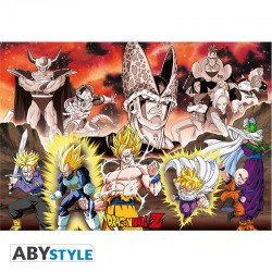 Poster - DRAGON BALL - "DBZ/ Groupe Arc Cell" roulé filmé (98x68)