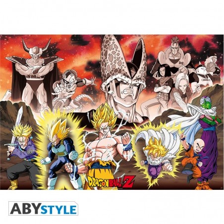 Poster - Arc Cell - Dragon Ball Z - Roulé et filmé