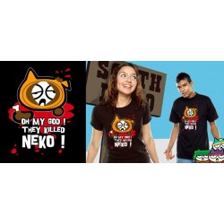 T-shirt Neko - South Neko - Noir - L Homme 