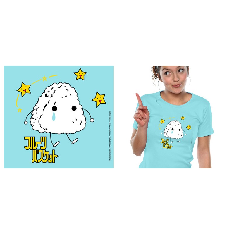 T-shirt Neko - Onigiri Star - Fruits Basket - S Homme 