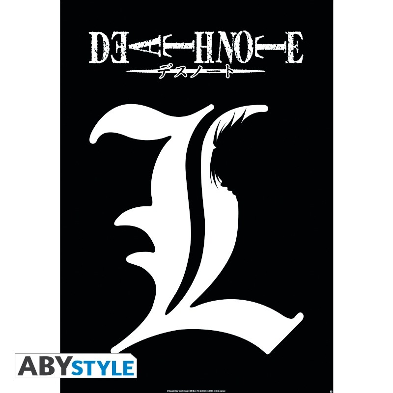 Poster - Death Note - "L Symbol" roulé filmé (98x68)