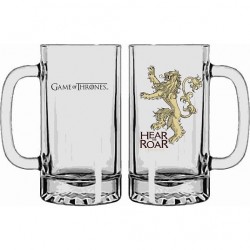 Chope à Bière transparente - Game Of Thrones - "Famille Lannister"