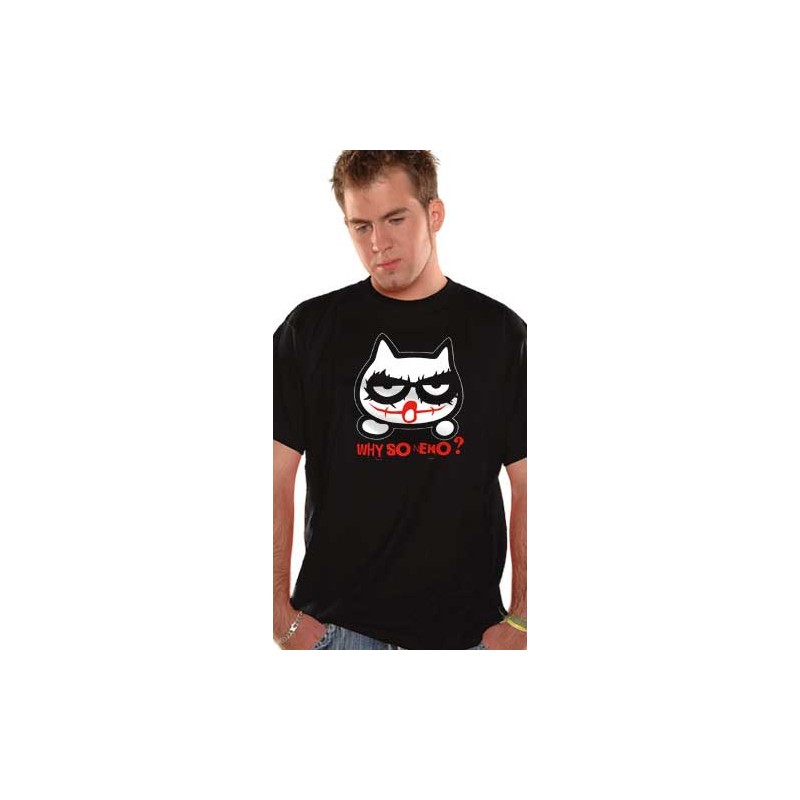 T-shirt Neko - Neko Jocker - Batman - Noir - S Homme 