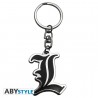 Porte-Clefs Métal - Symbol "L" - Death Note