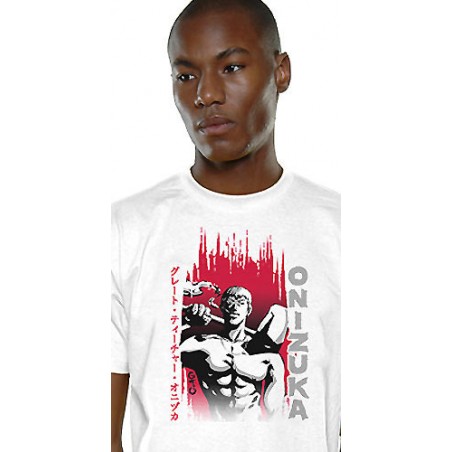 T-shirt Neko - Onizuka - GTO - Blanc - S Homme