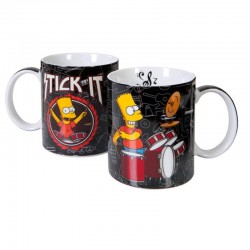 Mug - Simpsons - Bart Batteur + boîte cadeau