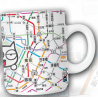 Mug - Neko - Métro Tokyo