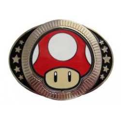 Boucle de ceinture - réversible Champignon vert/rouge - Nintendo - Unisexe 