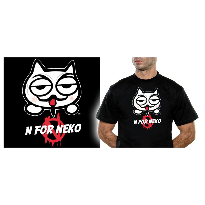 T-shirt Neko - Nekonymous - XL Homme 