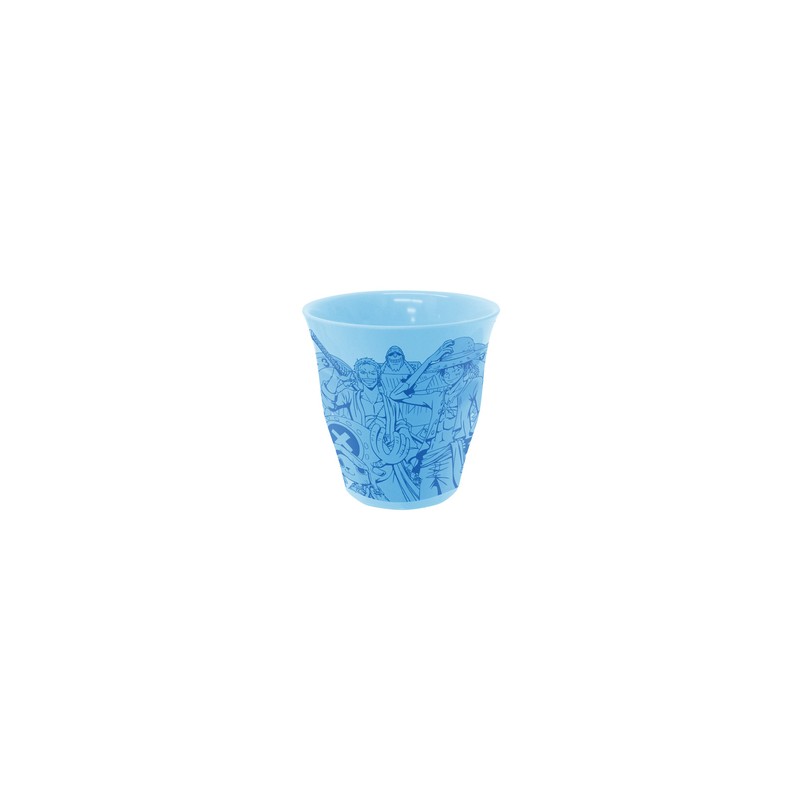 Verre bleu - Équipage Pirates - One Piece