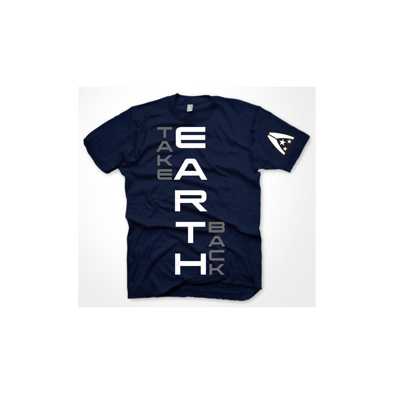 T-shirt Blizzard - Mass Effect 2 - Take Earth Back - L Homme 