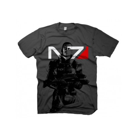 T-shirt Blizzard - Mass Effect 2 - X-Ray Shepard - L Homme