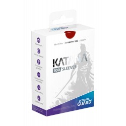 Protèges Cartes 100 pièces - Katana - Standard - Rouge