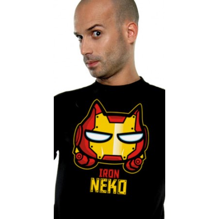 T-shirt Neko - Iron Neko - Iron Man - L Homme 