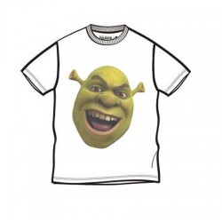 T-shirt Polymark - Shrek 4 - Leave me alone - M Homme 