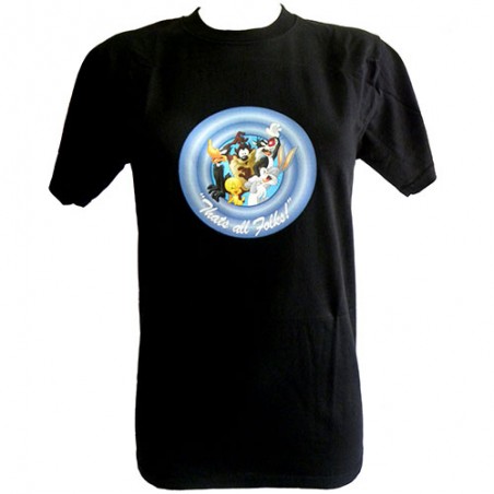 T-shirt Polymark - Looney Tunes - That's All Folk - S Homme