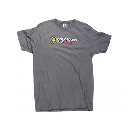 T-Shirt Blizzard - Only Noobs Play Horde - WOW - S Homme