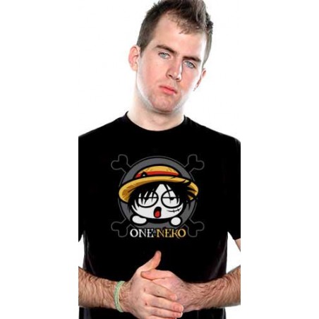 T-shirt Neko - Neko Luffy (One Neko) - XS Homme