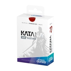 Protèges Cartes 100 pièces - Katana - Standard - Rouge