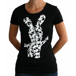 T-shirt Lapins Crétins -...