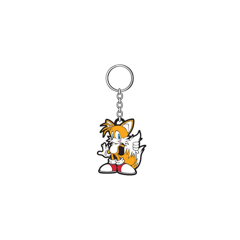 Porte-Clefs Rubber - Sega - Sonic - Tails debout