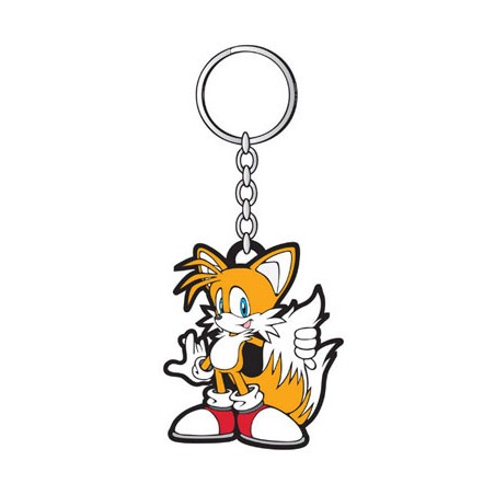 Porte-Clefs Rubber - Sega - Sonic - Tails debout