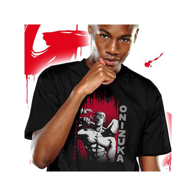 T-shirt Neko - Onizuka - GTO - Noir - S Homme 