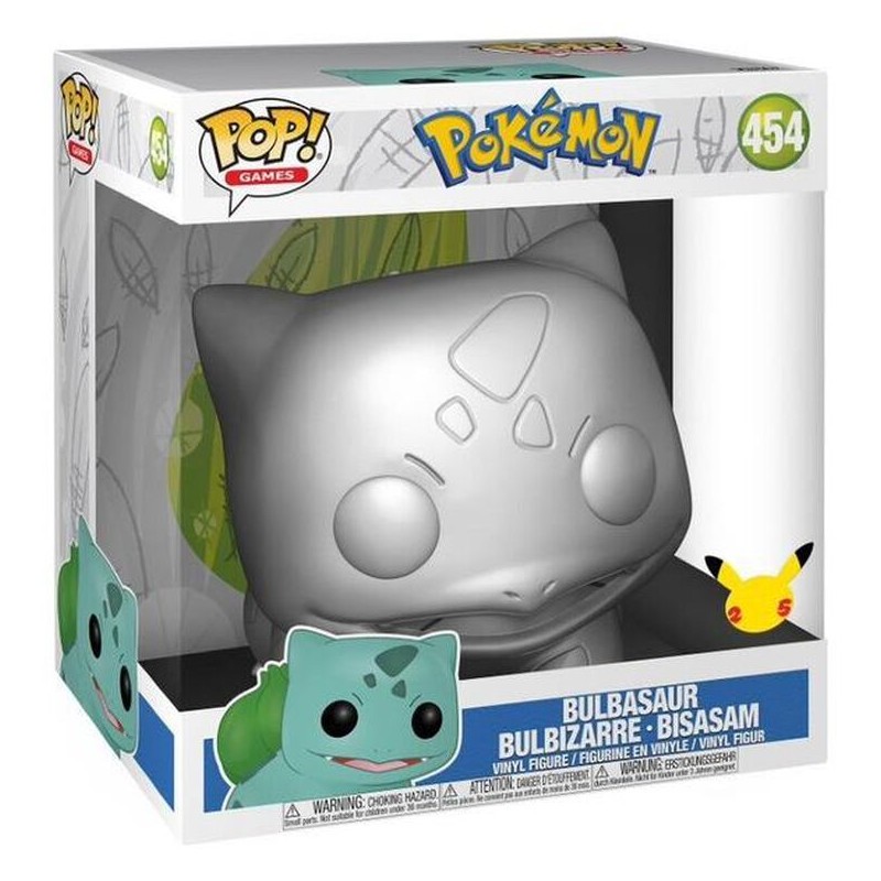 Bulbizarre Silver - Pokemon (454) - POP Games - Jumbo