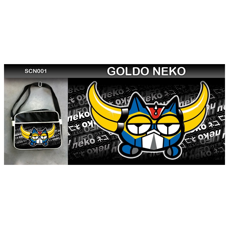 Sac coursier Neko - Goldoneko - Noir