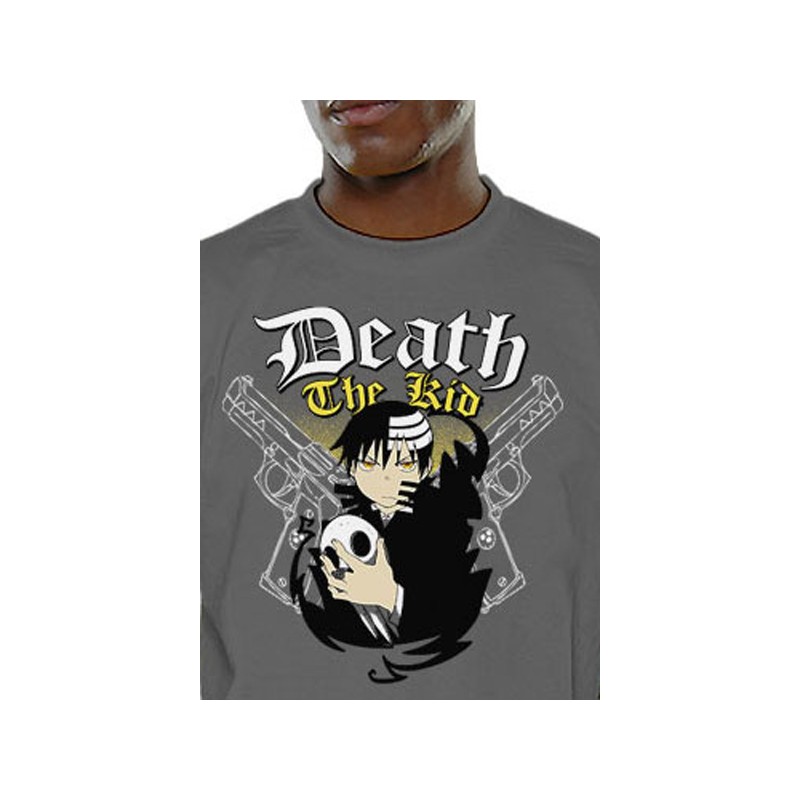 T-shirt Neko - Death the Kid - Soul Eater - Gris - S Homme 