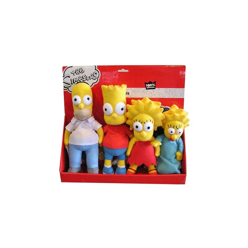 Peluche - Bart - Les Simpson - Collection de 4