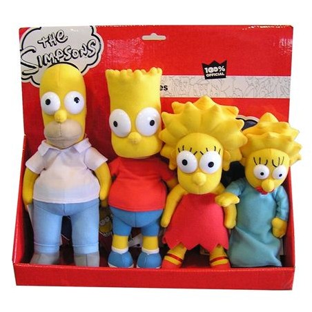 Peluche - Bart - Les Simpson - Collection de 4