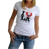 T-shirt Lapins Crétins - Love Lapin - XL Femme 