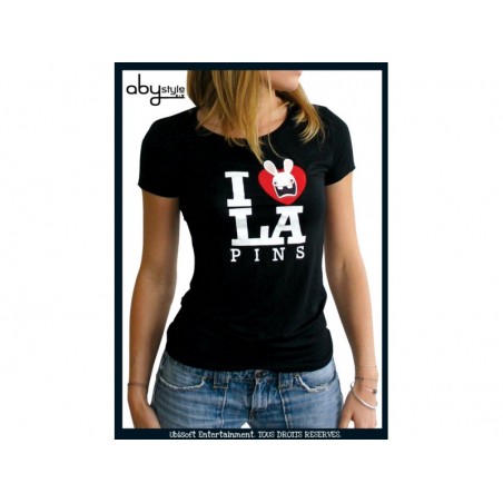 T-shirt Lapins Crétins - Love Lapin - L Femme 